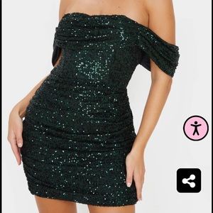 Green Sequin Dress